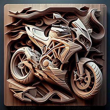 3D мадэль Ducati Hyperstrada (STL)